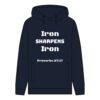 100% Organic Cotton Hoodie - Iron Sharpens Iron, Motivational Gift, Faith-Based Apparel, Cozy Sweatshirt for Men, Stylish [...] - Image 3