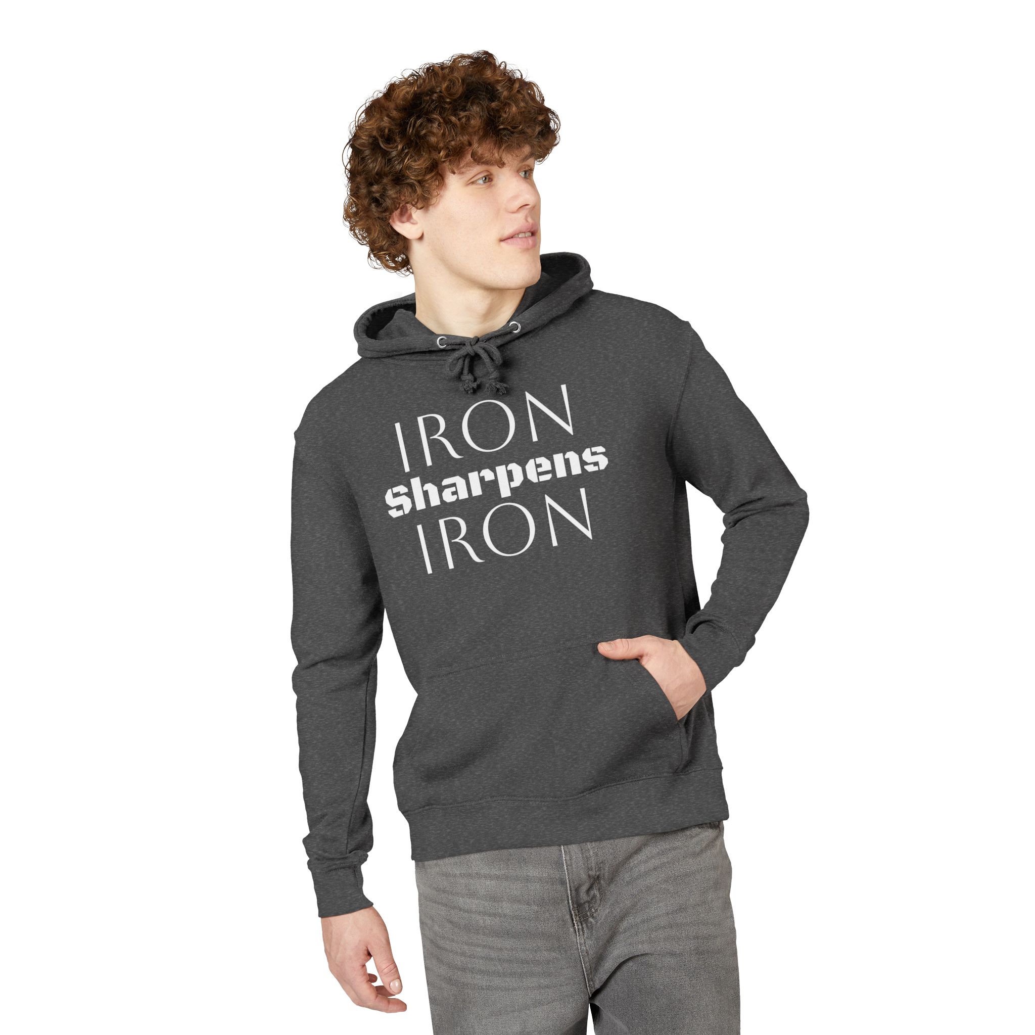 Iron Sharpens Iron Hoodie — Inspirational Christian Faith Pullover - Image 6