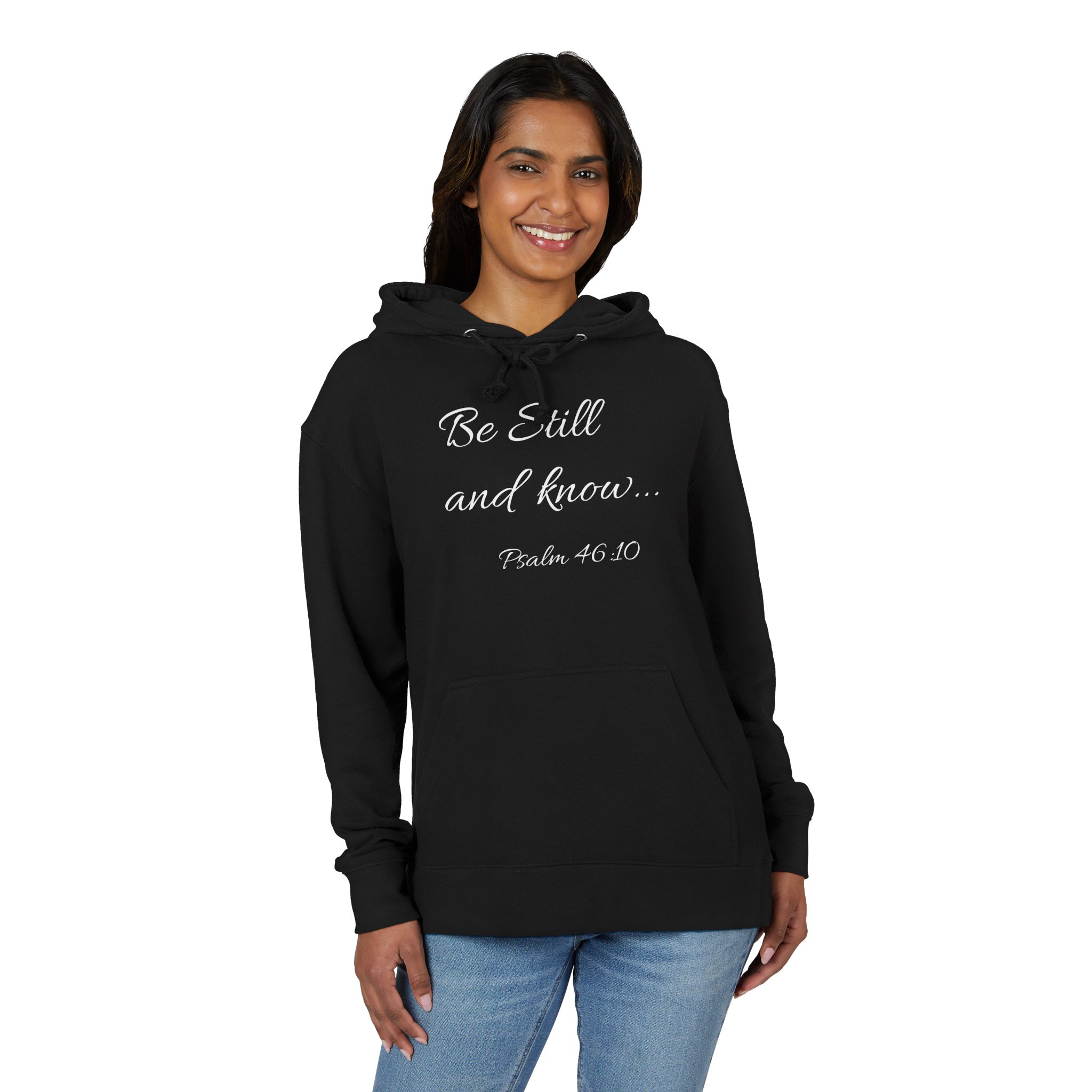 Be Still and Know Hoodie — Pullover - Image 3