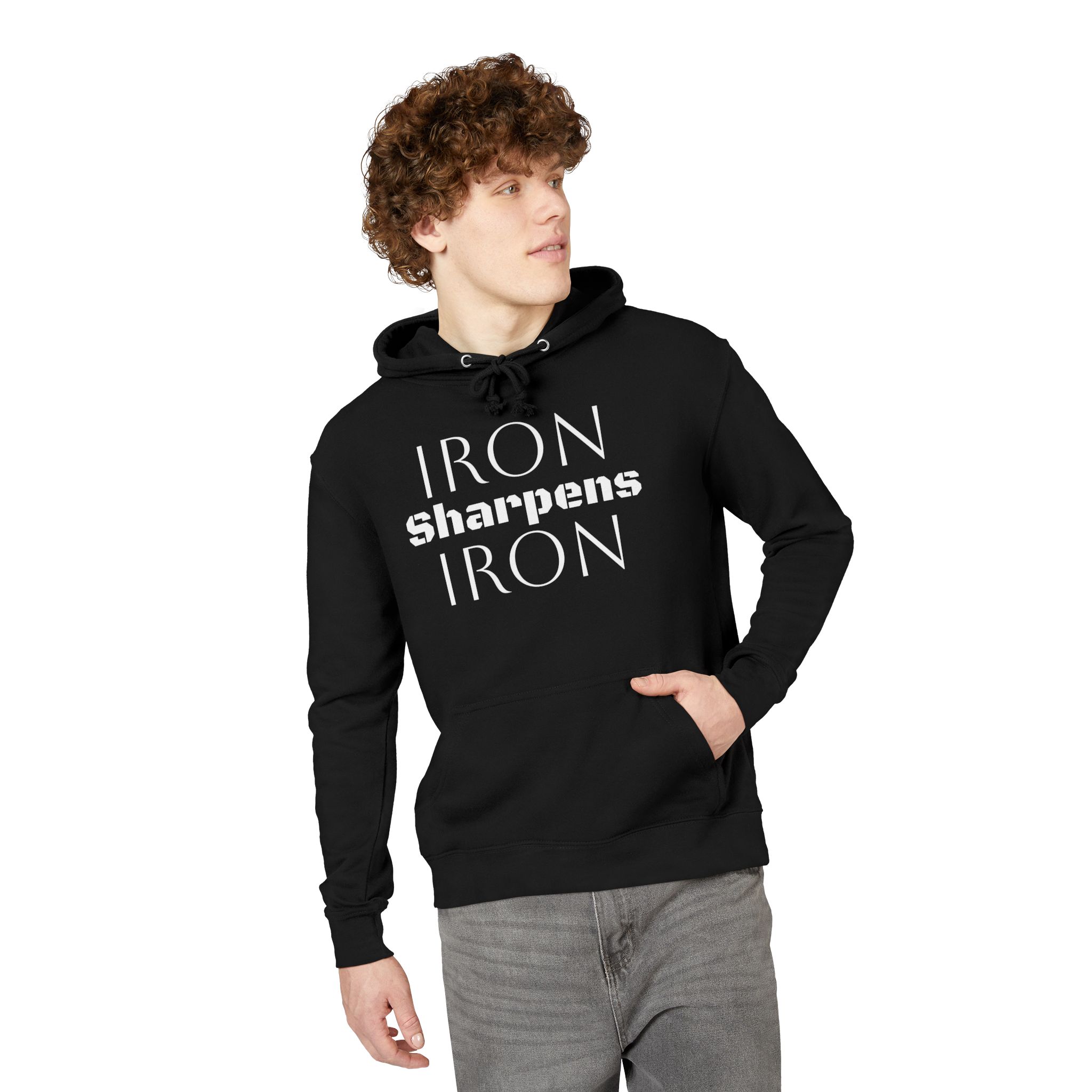 Iron Sharpens Iron Hoodie — Inspirational Christian Faith Pullover - Image 9