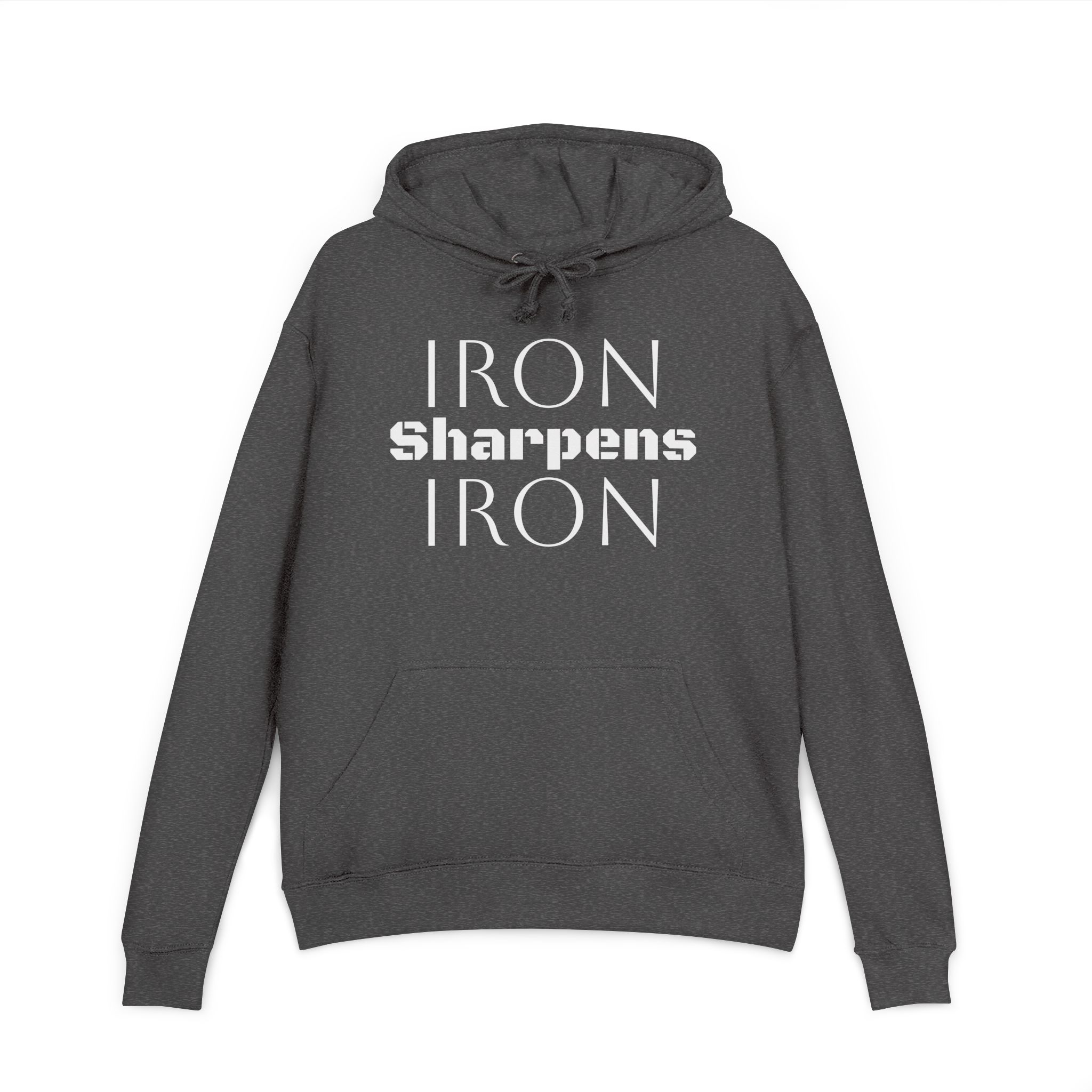 Iron Sharpens Iron Hoodie — Inspirational Christian Faith Pullover - Image 4