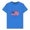 Patriotic 100% Organic Cotton T-Shirt with American Flag Design, Fourth of July Shirt, Casual Wear, Gift for Veterans, Independence Day Tee - Image 5