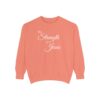 My Strength is in Jesus Garment-Dyed Sweatshirt - Image 5