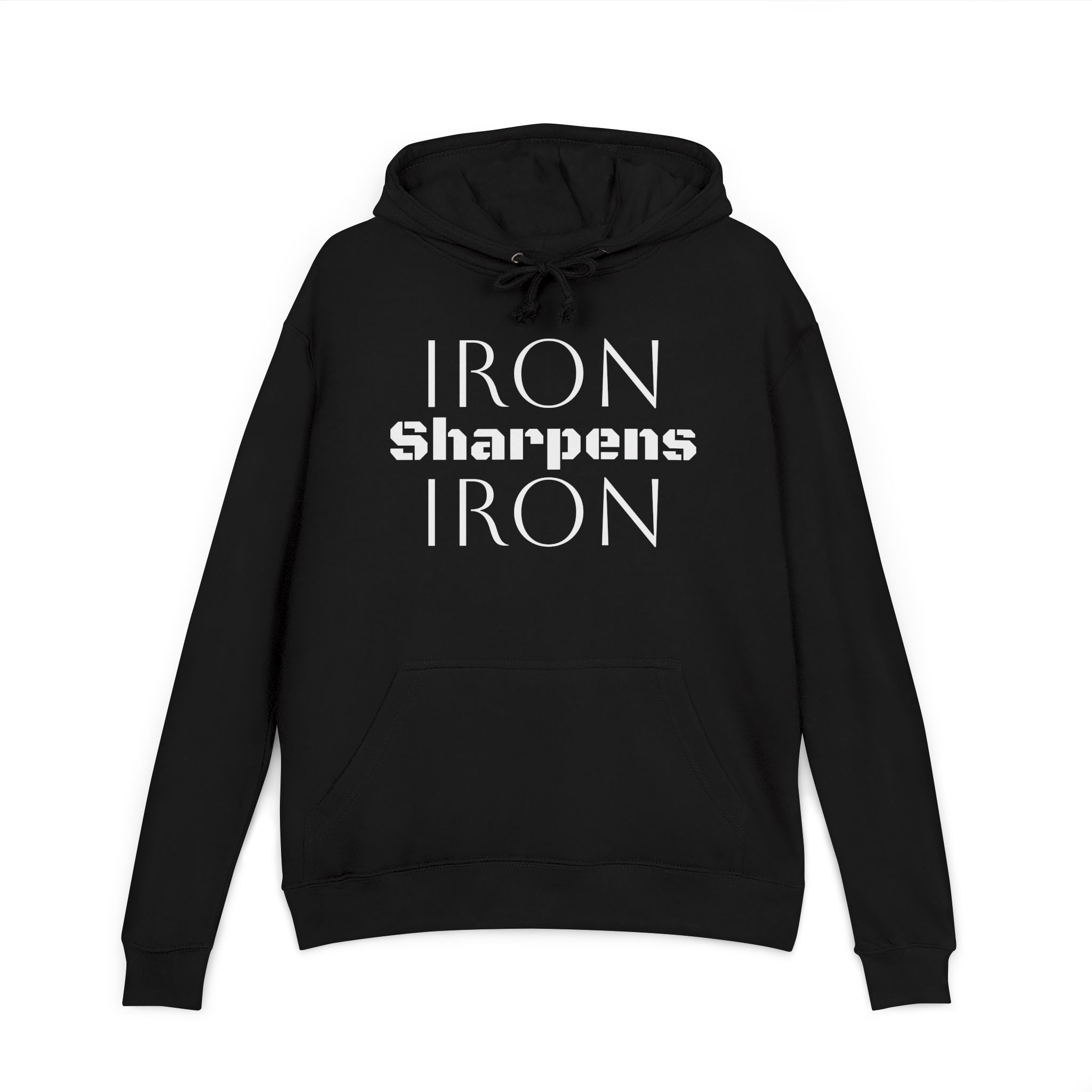Iron Sharpens Iron Hoodie — Inspirational Christian Faith Pullover - Image 7